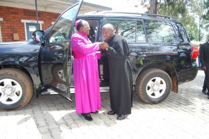 Archbishop Dr. Cyprian Kizito Lwanga visits Nswanjere Junior Seminary